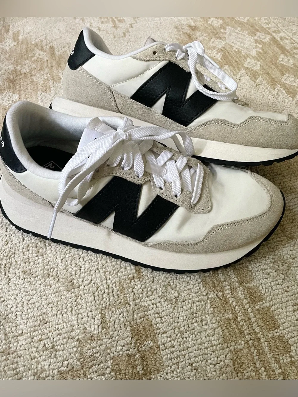 New Balance worn only